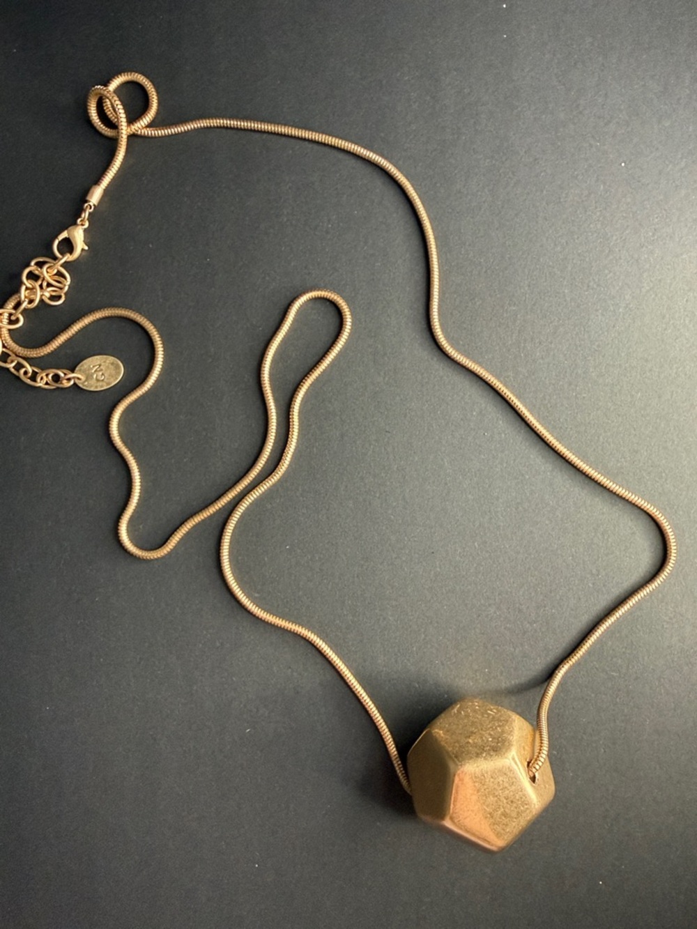 Gold Geometric Pendant Necklace - Women Jewelry